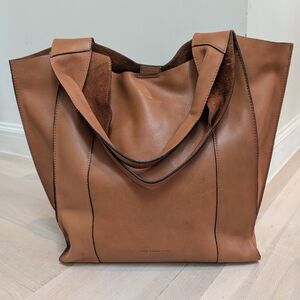 Marta Pronti Large Brown Leather Shoulder Bag